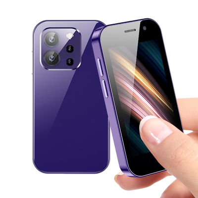 ইইউ সংস্করণ ছোট 4G অ্যান্ড্রয়েড ফোন XS15 PRO 3.0'' 2000mAh হালকা ওজন দীর্ঘস্থায়ী