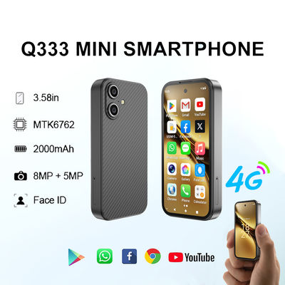 ভালো দাম অ্যান্ড্রয়েড 12.0 অপারেটিং সিস্টেম SOYES Q333 4+64GB স্মার্টফোন ওয়াইফাই 2.4 জি / 5 জি ফেস আইডি 4 জি এলটিই টাইপ-সি ওটিজি 3.58' স্ক্রিন সহ অনলাইন