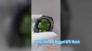 নতুন DM56 GPS স্মার্ট ওয়াচ 1.43''HD AMOLED ডিসপ্লে মাল্টি GNSS কম্পাস, ব্যারোমিটার এবং আলটিমিটার 5