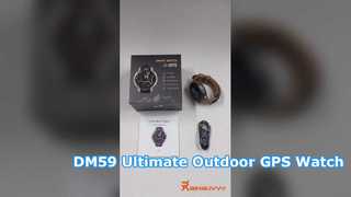 DM59 GPS স্পোর্ট স্মার্ট ওয়াচ, 1.43‑ইঞ্চি AMOLED HD ডিসপ্লে