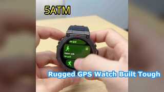 2026 নতুন মিলিটারি DM58 GPS স্মার্ট ওয়াচ 1.43'' HD AMOLED 5ATM ওয়াটারপ্রুফ