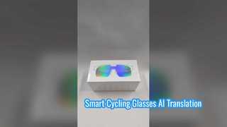 Q01 আউটডোর স্পোর্টস সাইক্লিং চশমা Pixel 6-Axis EIS অ্যান্টি-শেক স্মার্ট AI অনুবাদ চশমা সমর্থন