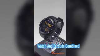 NFC হেডসেট স্মার্ট ওয়াচ 2 ইন 1 TWS ব্লুটুথ হেডফোন ইয়ারবাডস মিউজিক কল মেন হেলথ মনিটরিং ওয়াট